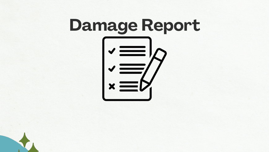 roof damage report
