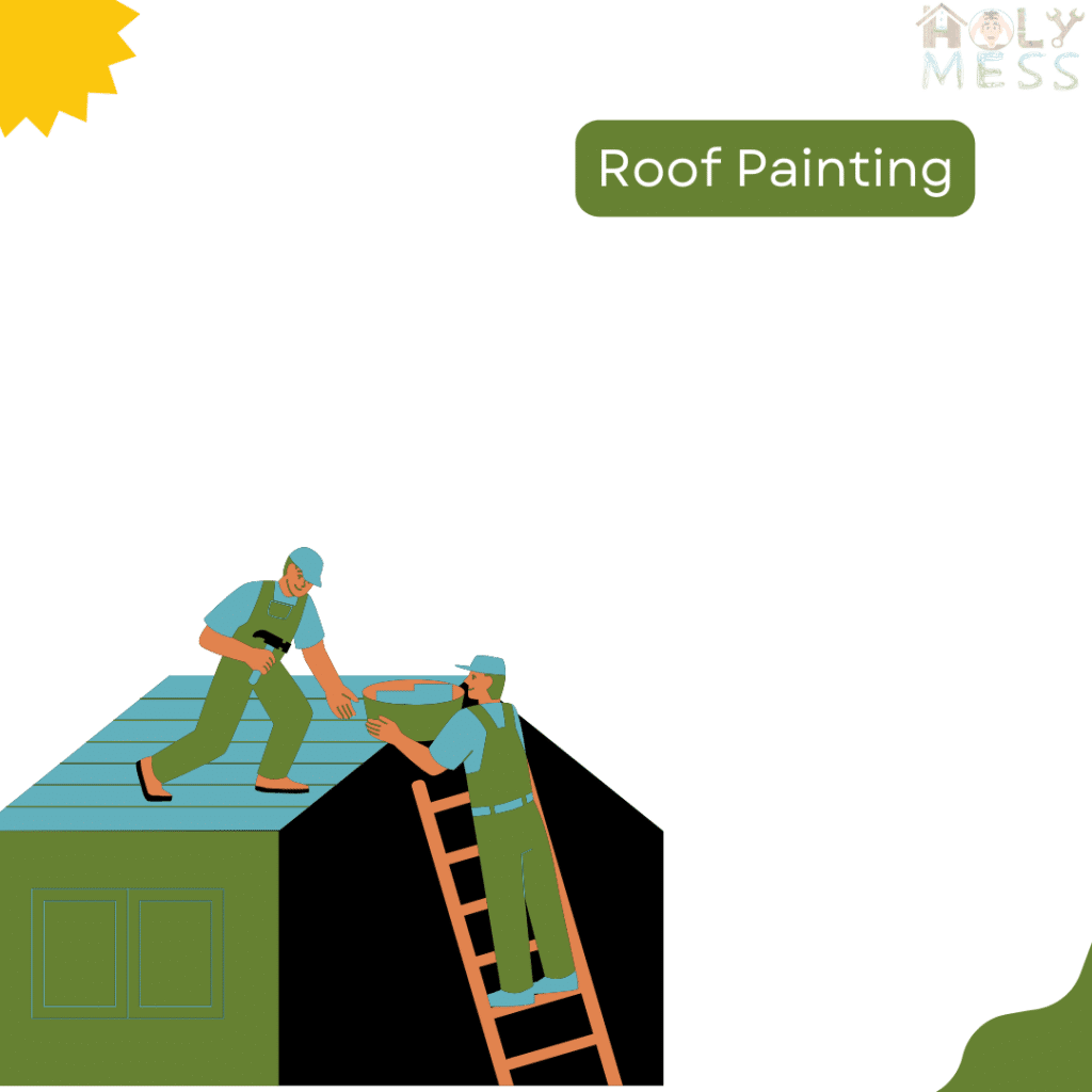 roof painting clipart holymess repairs