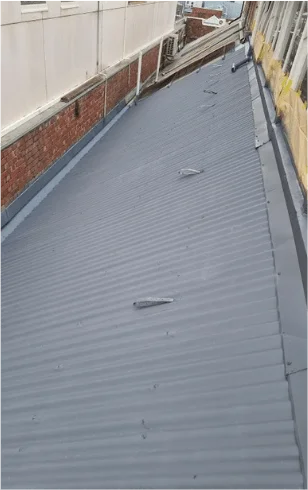 Completed roof restoration in Collingwood