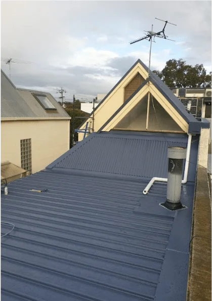 Colorbond roof looking new after Holymess repairs touch