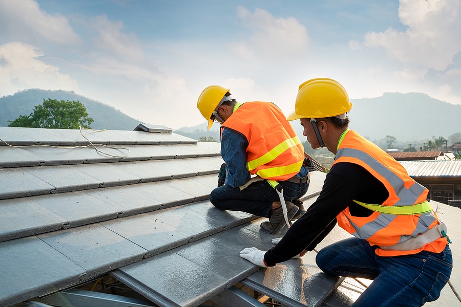 Roof repairs ongoing 